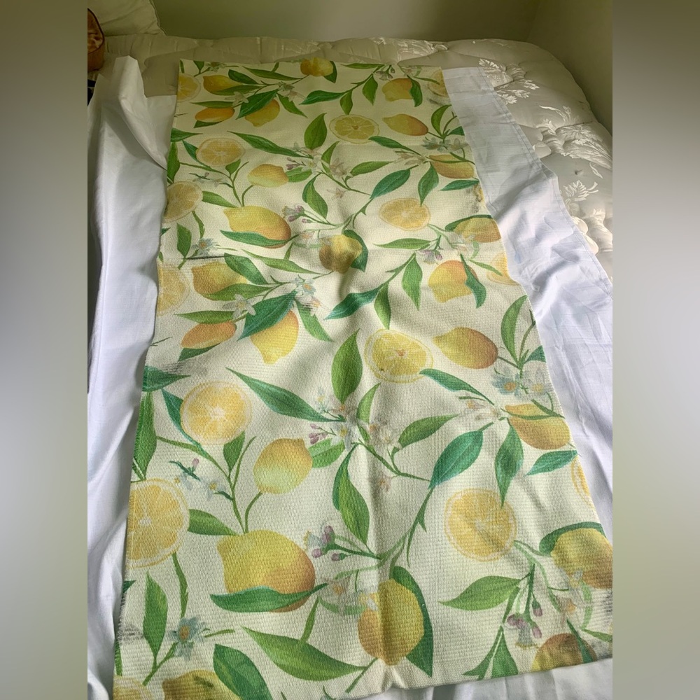 Kitchen Mat Rug Lemons Colorful